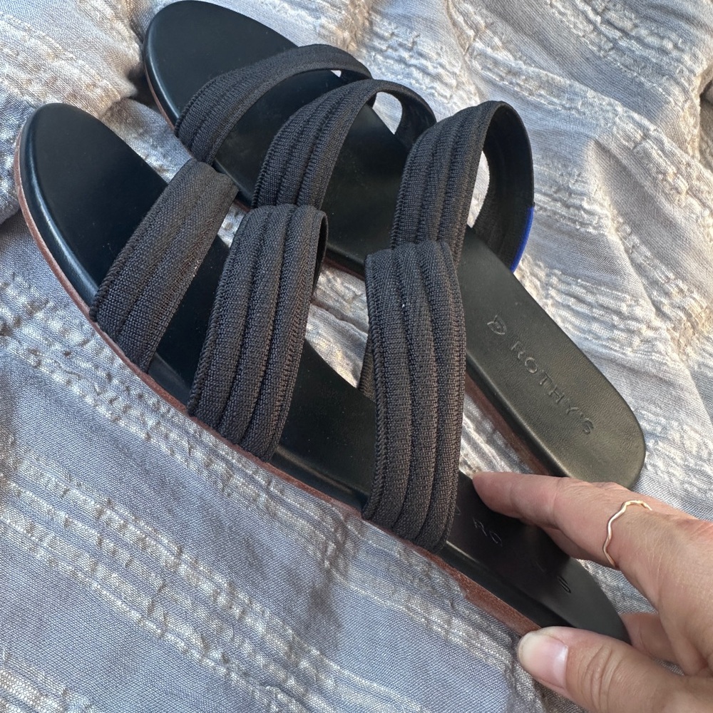 Rothy's Elegant Black Sandals - Picture 4 of 4